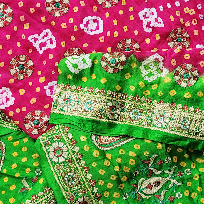 Подробнее о статье Бандхани индийская техника узелкового батика